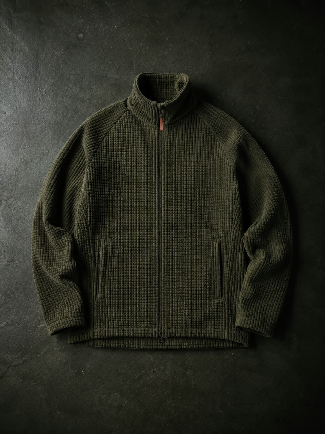 grid fleece full-zip