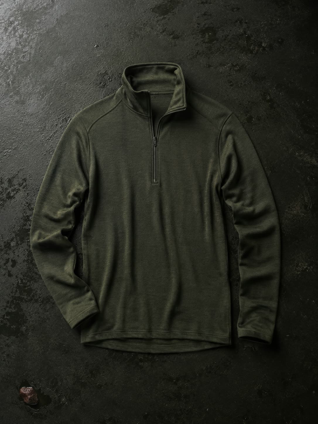 merino base 200 zip-neck