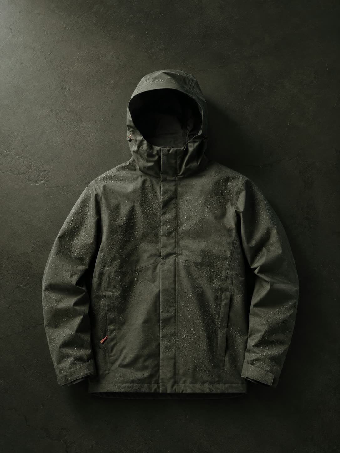 water-repellent shell